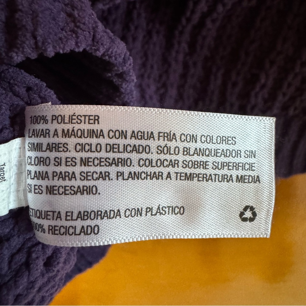 Universal Thread Deep Purple Cable Knit Sweater - image 5